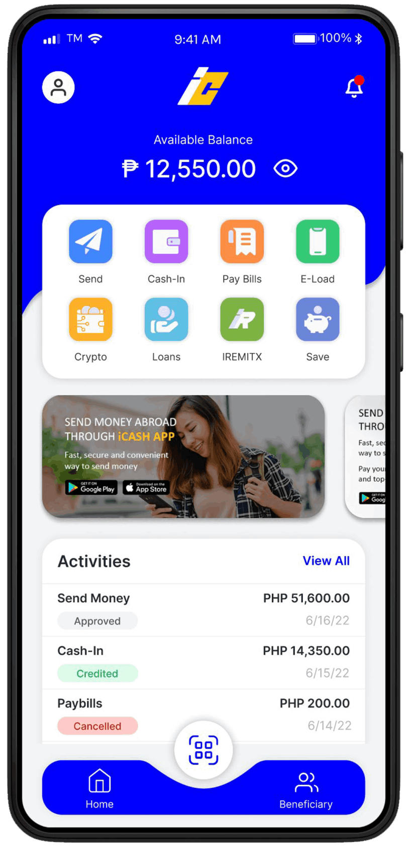 iCASH Mobile Wallet